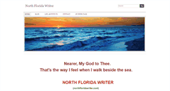 Desktop Screenshot of northfloridawriter.com